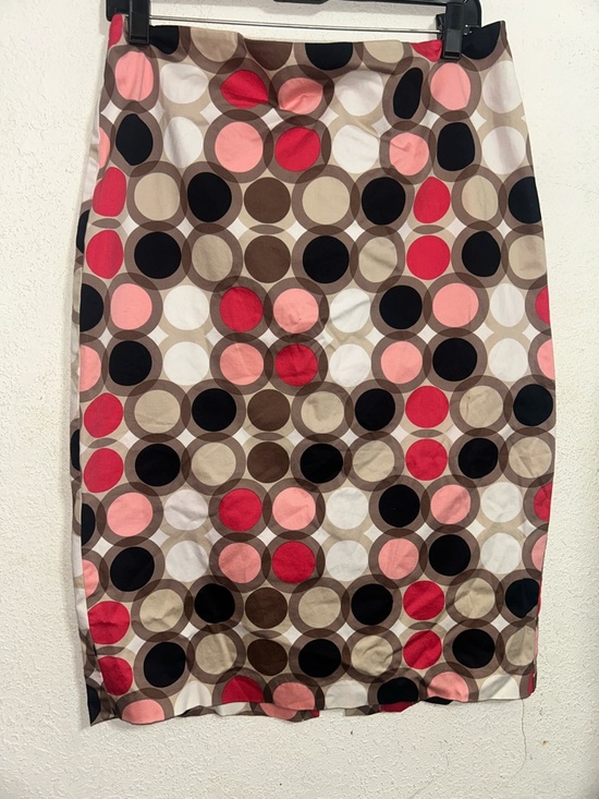 7th avenue new york & company Dresses & Skirts - Polka Dot Pencil Skirt in Pink, Red, Black and Tan 419.16